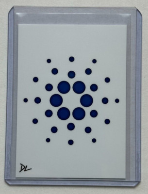 Rare Cardano Limited Edition Artist Signed  ADA  Trading Card 2/10