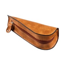 Pfeifentasche hellbraun Lederimitat für 1 Pfeife