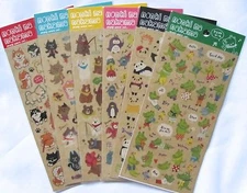 Mind Wave Nonki Na Nakama Sticker Sheet (Your Choice of Animal)~KAWAII!!!