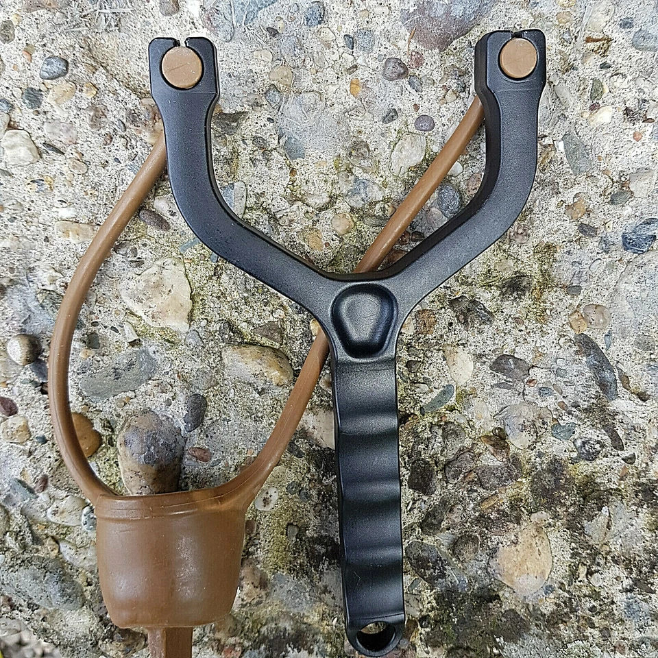 Futterschleuder Steinschleuder Zwille Fisch Futter Schleuder Boilieschleuder kl - Bild 2 von 2