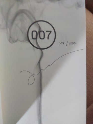 James Bond New Carte Blanche SIGNED 1st Ed. J Deaver Only 1500 Rare Collectors