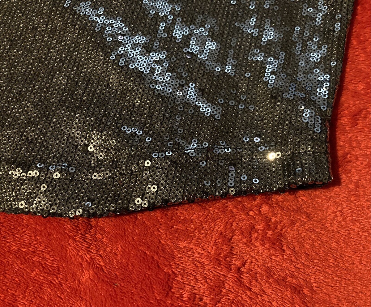 123専用 Aeropostale womens sweater black with silver sequin in the front