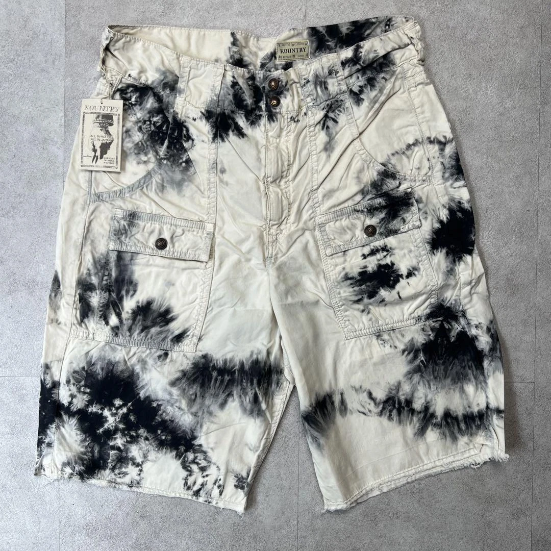 Tie dye cargo shorts clearance