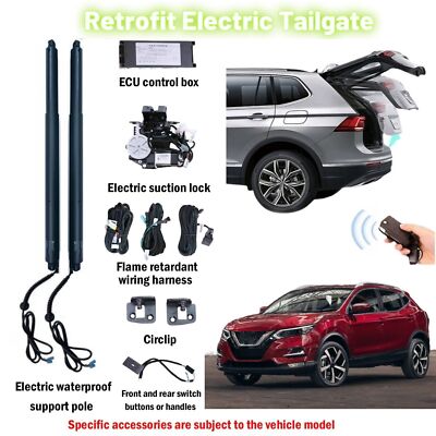 2x Rear Tailgate Lift Supports Shocks – For Nissan Rogue Sport 2017-2022, 20.75" Extended, 1-Year Warranty