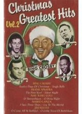 BING CROSBY, CHRISTMAS GREATES HITS, 1989 CASSETTE, 002