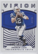 2016 Panini Clear Vision Vision Blue 67/99 Andrew Luck #15 no9