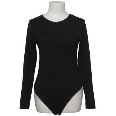 Gina Tricot, Body, Größe: L, Schwarz, Baumwolle/Elasthan/Modal, Einfarbig #QIo