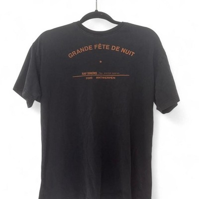 Raf Simons Autumn/Winter 2022 2023 ''Grande Fête De Nuit'' graphic T-shirt Size XS