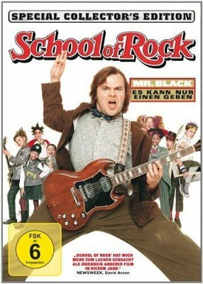 SCHOOL OF ROCK Patch Karen Jeremy Conway Ilene Starger u. Region 2 DVD - English