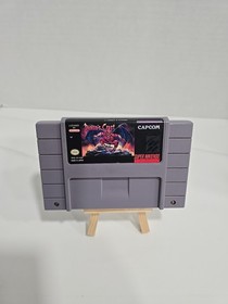Demon's Crest Super Nintendo SNES Authentic Cartridge + OEM Dustcover TESTED VGC