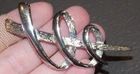 Vintage JJ Whirlwind Spiral Silvertone Metal Pin 1986 Costume Jewelry