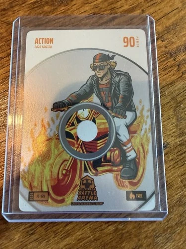 Bo Jackson Battle Arena ACTION Fire Tracks Battlefoil FT-129 JACKSON HOLIDAY