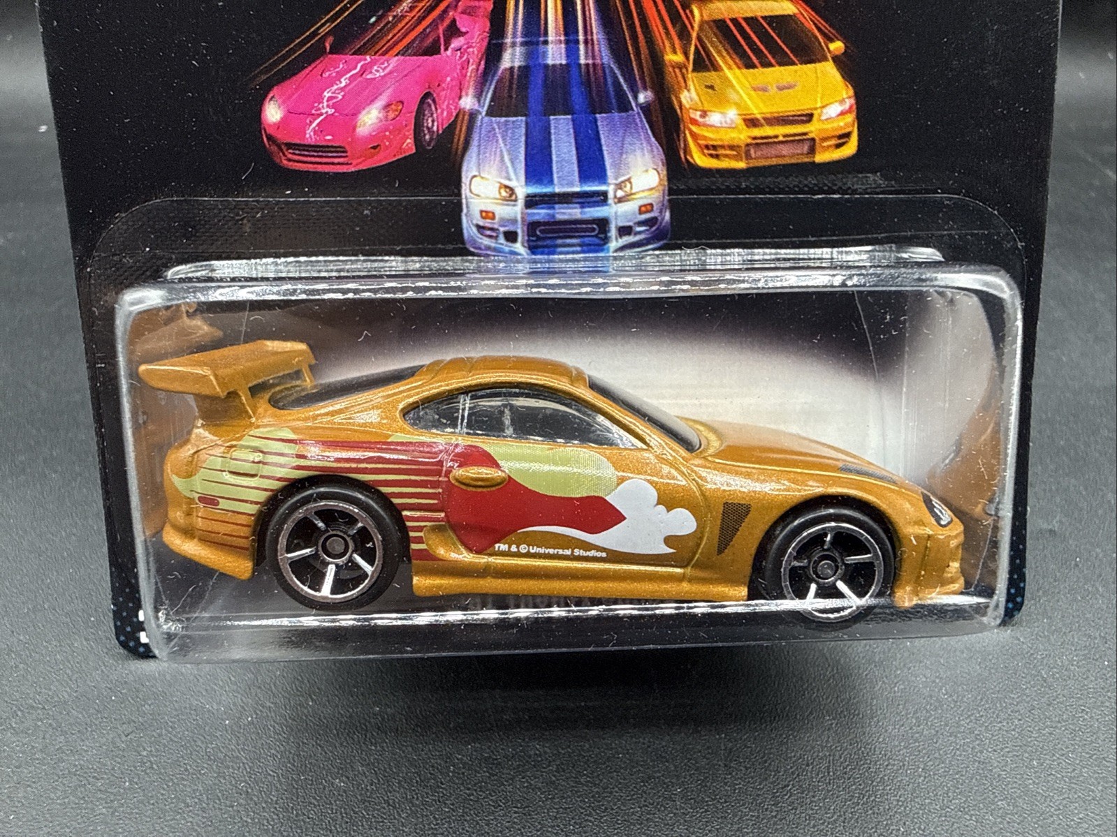 2015 Hot Wheels Fast & Furious Walmart Exclusiv GOLD 94 TOYOTA SUPRA 2FAST 02/08