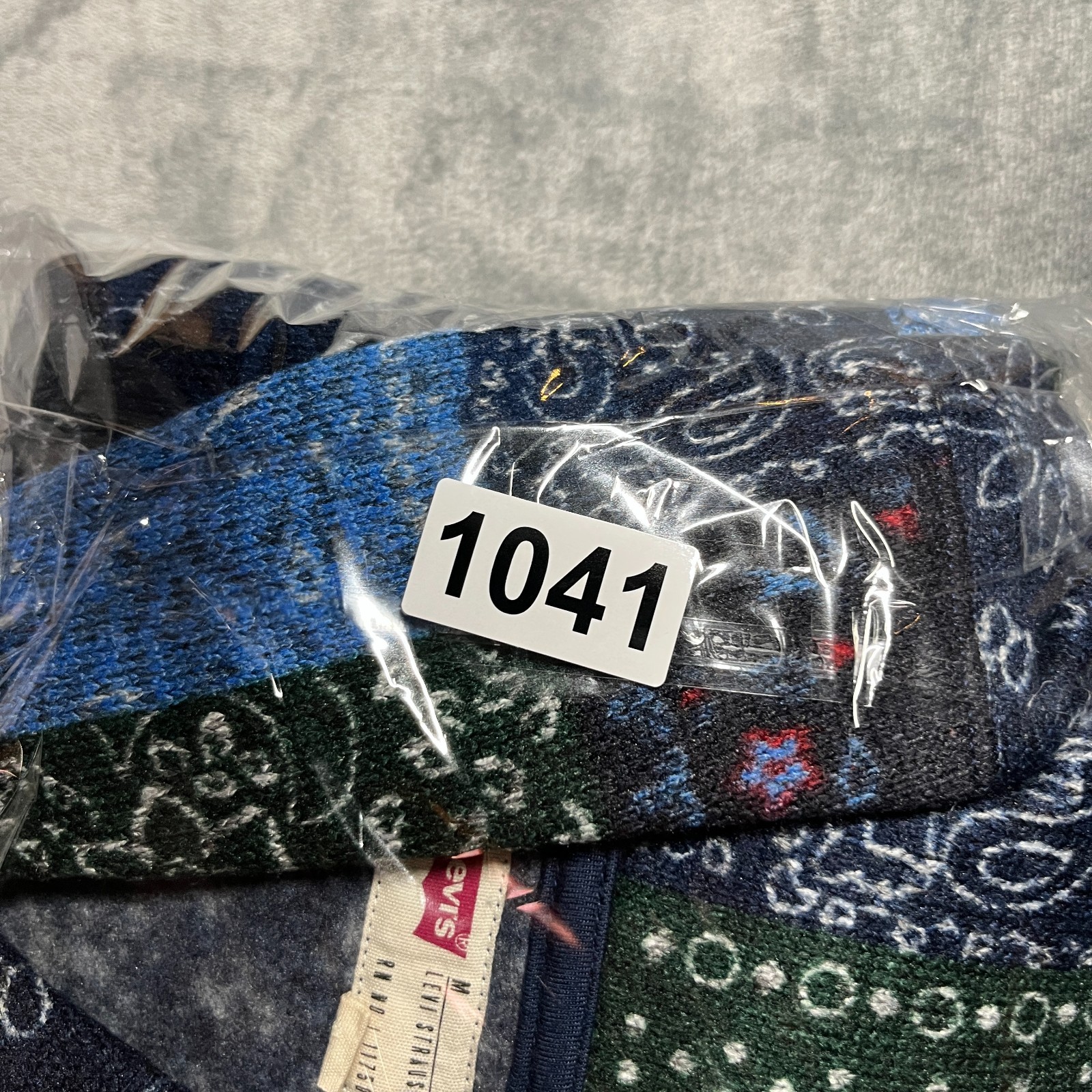 Levis Paisley Patchwork Cardigan Jacket Men's Med… - image 10