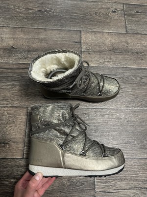 moon boot tecnica women snow boots shiny uk6 us8 eu39
