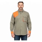 Master Sportsman Men's Long Sleeve Hunting Shirt Orange Safety Size LG