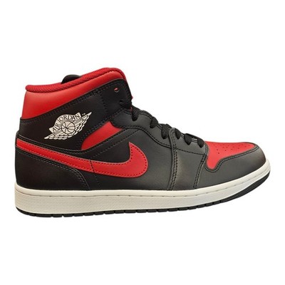 Nike Jordan 1 Mid Bred Twist Black Varsity Red Summit White Size Nike Jordan 1 Mid Bred Twist Black Varsity Red Summit White Size