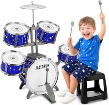 Upgraded Kids Drum Set for Toddlers Musical Toys 3 4 5 6 Boys Girls Gifts