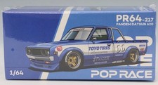 POP RACE 1/64 Pandem Datsun 620 Blue New Touring Dattora Pickup Regular Import
