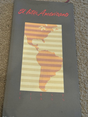 Eastern Airlines First class menu from 1983