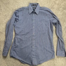 Vintage Christian Dior Monsieur Men's 15 1/2 34-35 Long Sleeve Button Up Shirt