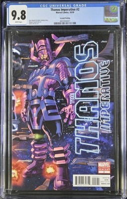 Thanos: Imperative #2 (2010) 2nd Print Variant Galactus CGC 9.8 EE365