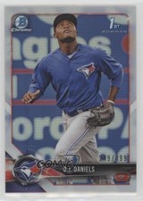 2018 Bowman Chrome Prospects Refractor 249/499 DJ Daniels #BCP193 0b0