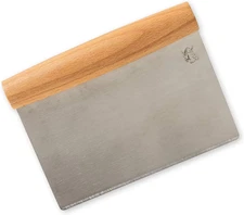 Dough Cutter with Beechwood Grip, Stainless Steel Blade