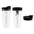 Blender Replacement Parts for , 2 24Oz Cups with To-Go Lids, 7 Fins2154