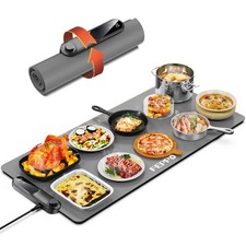 Food Warming Mat, XXL 35  x16   Electric Warming Trays for Buffets Party, Fas...