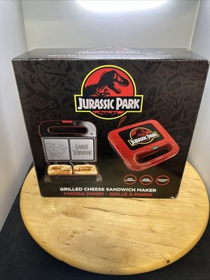 Uncanny Brands Jurassic Park Grilled Cheese Sandwich Panini Maker