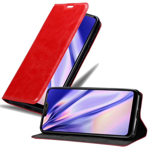 Custodia Portafoglio In Pelle PU A Righe Per LG G7 ThinQ – Con Chiusura Magnetica, Slot Carte E Supporto (Bianco) - 3