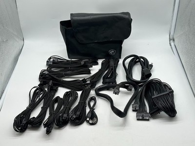 Set of cables for MSI MEG Ai1300P PCIE5, Fully Modular Gaming 1300W Power Supply