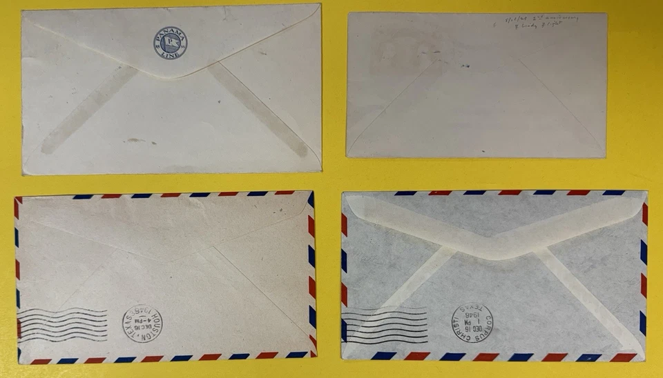 Panamá, 1929-1947, Lote de 4 cubiertas: 2 vuelos, una cubierta de barco y Lindbergh Foto 2 de 2