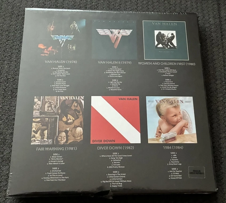 Van Halen – Box 1978-1984 (Limited Edition, 6LP 180gram vinyl w/pass replicas) - Image 2 of 3