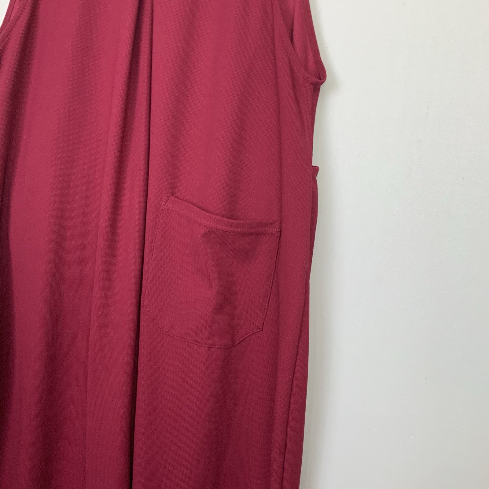 Halara Sz Large Maroon Adjustable Button Strap Wa… - image 6