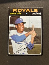 1971 Topps Amos Otis 610 Nr Mint Centered Semi Hi # Number Kansas City Royals