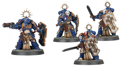3x BLADEGUARD VETERANS + LIEUTENANT Indomitus Space Marines *NOS