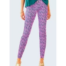 Lilly Pulitzer Kelly Skinny Ankle Pant Size 12 Mandeville Pink