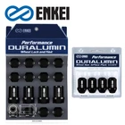 20pcs ENKEI Genuine Duralumin Wheel Lock Nut Set 19HEX 12x1.25 Black