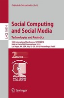Social Computing And Social Media. Technologies And Analytics Gabriele Meiselwit