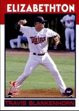 2016 Elizabethton Twins Grandstand #2 Travis Blankenhorn Pottsville Pennsylvania