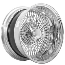 18x8 La Wire Wheels Reverse 100-spoke Straight Lace Chrome Rims 1pc 18x8 La Wire Wheels Reverse 100-spoke Straight Lace Chrome Rims 1pc