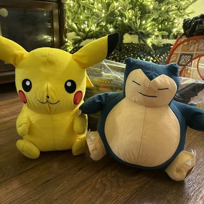Pokemon Card Characters Jumbo Size Plush Stuffed Toy Pack Of Two
