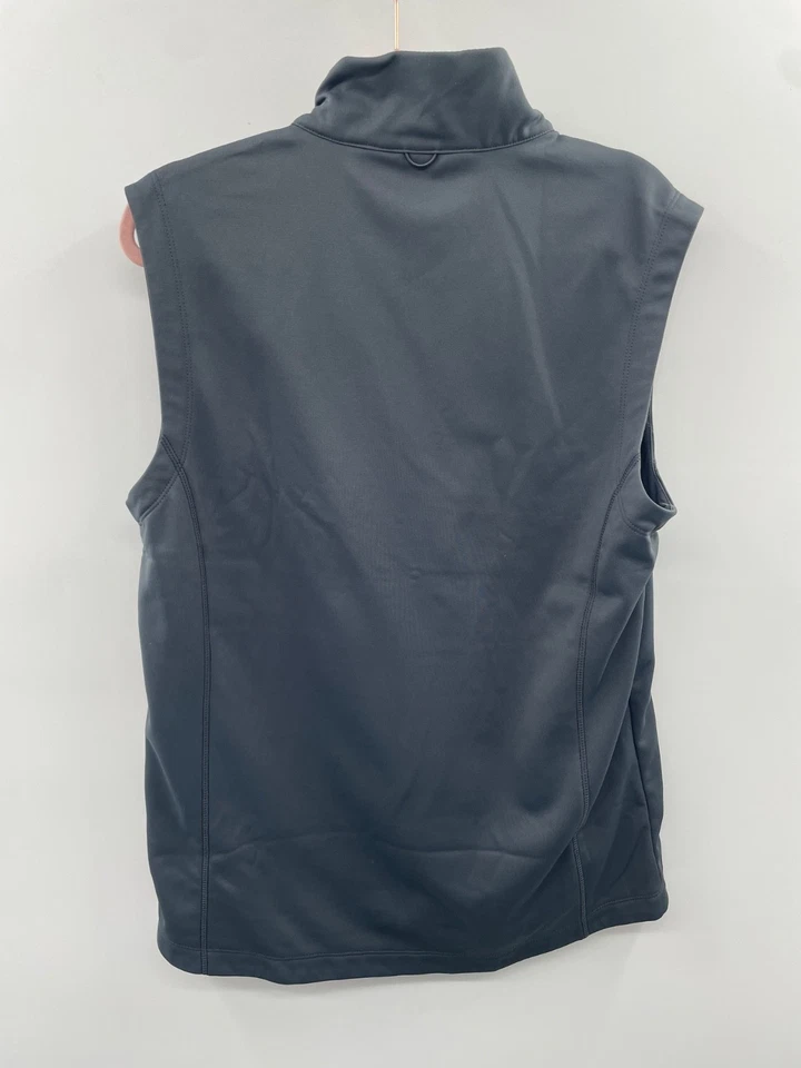 McDonald's Port Authority SoftShell Vest Men Medium Gray Fleece Lined  NWOT - Image 2 of 4