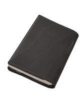 Book cover, paperback, Tochigi leather, black