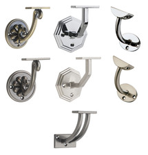 Handrail Bracket Bannister Wall Support Hand Rail Balustrade Mopstick Burbidge