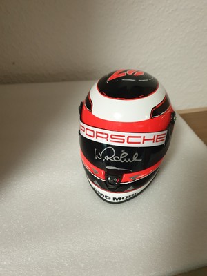   1:2 HELM  Walter Röhrl Porsche ORGINAL SIGNIERT,mit OVP 01