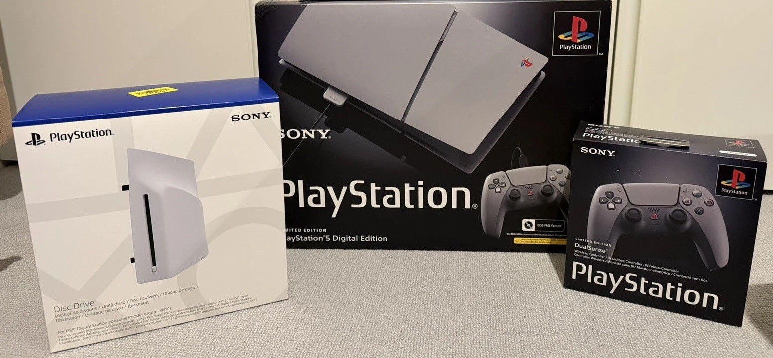 Sony PlayStation 5 Slim 30th Anniversary Bundle With Disc Drive & DualSense