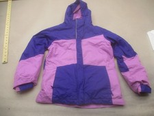 Columbia Size M Girls Multicolor Insulated Hooded Full Zip 3-in-1 Jacket 016